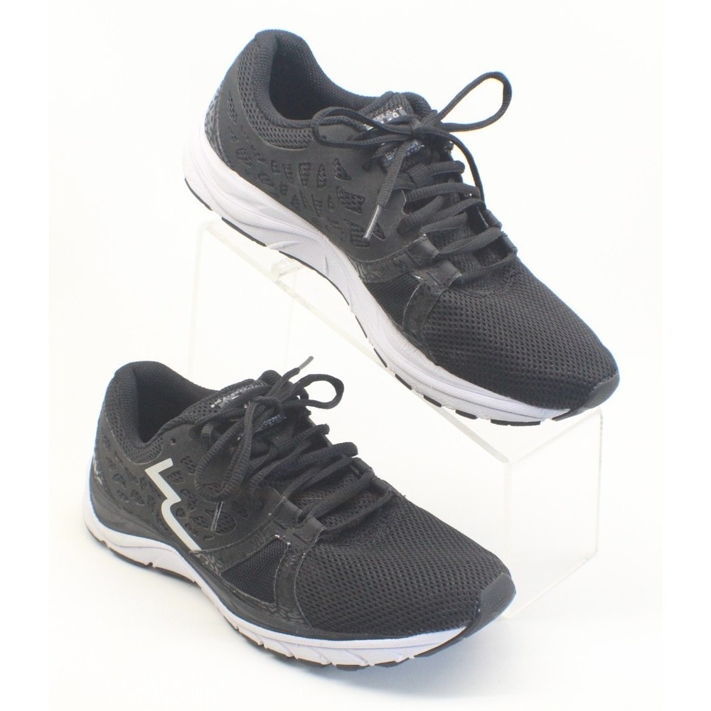 361 Degrees Poison‎ Running Shoes Mens 7.5 US Black White Lightweight Sneakers